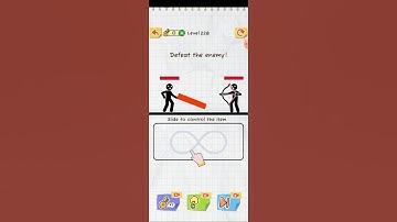 #draw 2 Save Stickman Puzzle Level 228 #shorts #youtube