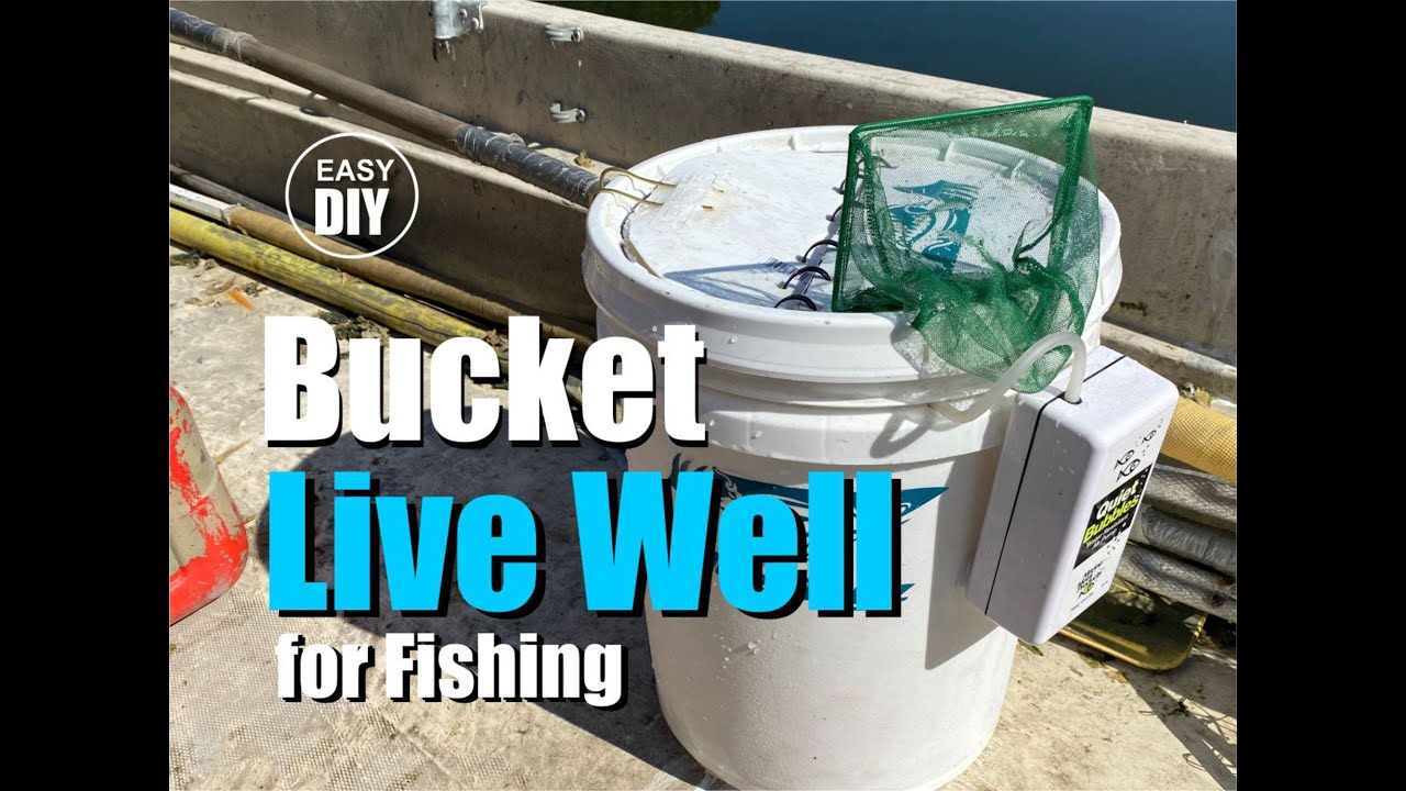 SIMPLE DIY BAIT BUCKET (Easy) 