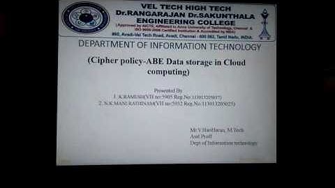 Cipher policy attribute based encryption for the data storage in cloud computing