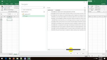 Import XML File into Excel 2019