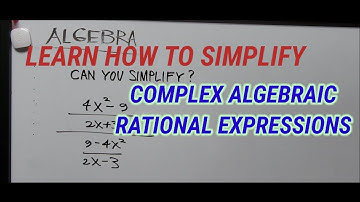 Simplifying Complex Algebraic Rational Expressions @KasyannoEZMath
