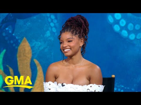 Halle Bailey talks about new movie, 'The Little Mermaid' l GMA
