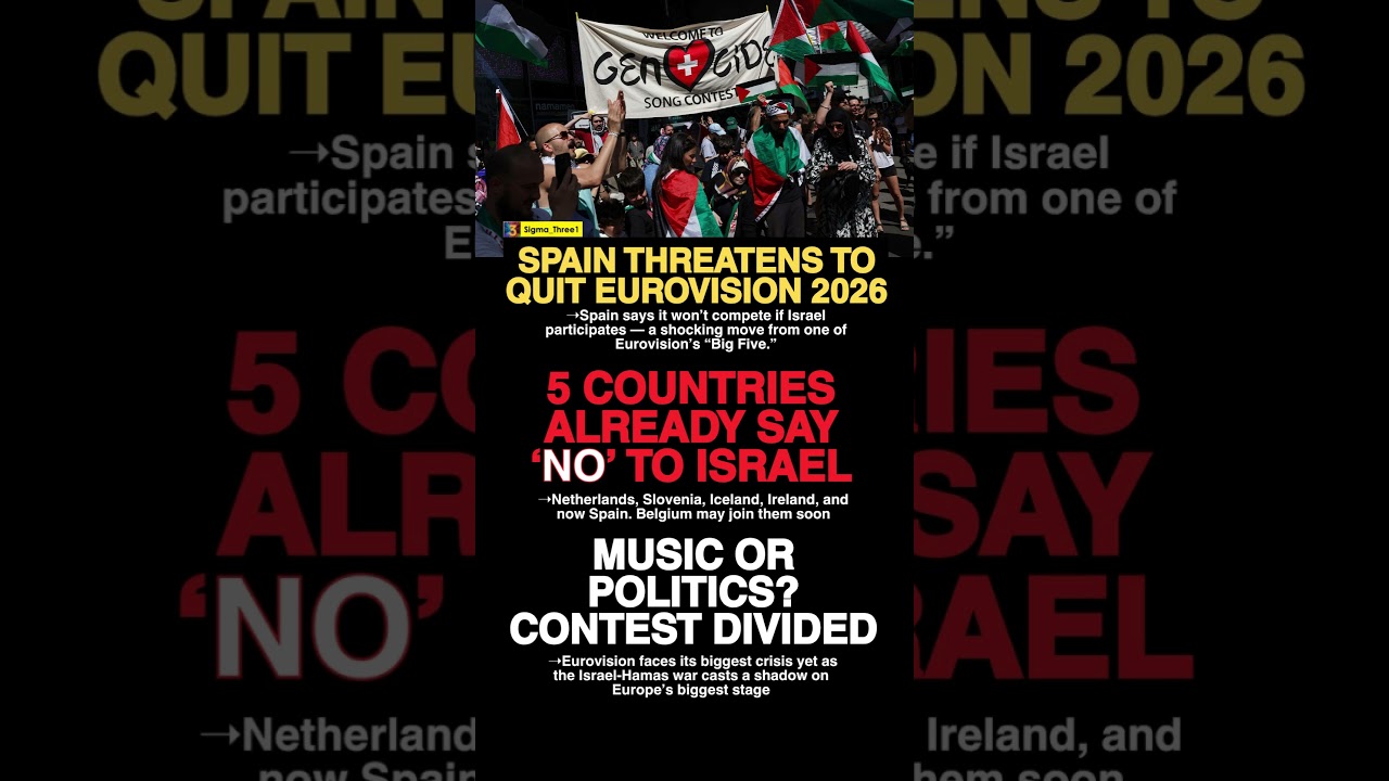 Spain to Quit Eurovision 2026 if Israel Joins | Contest Faces Major Backlash