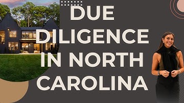 Due Diligence Fee Explained For NC Buyers (You Need To Know This)