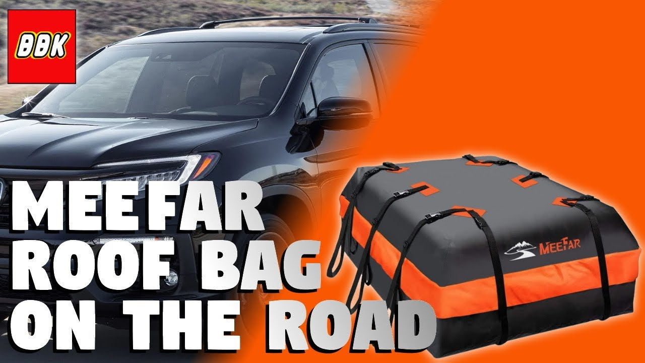 MeeFar Roof Top Rack 51 x 36 x 5 Cargo Carrier Basket & 15 Cubic Feet  Rooftop Waterproof Bag Fit All Car SUV with Cross Bars