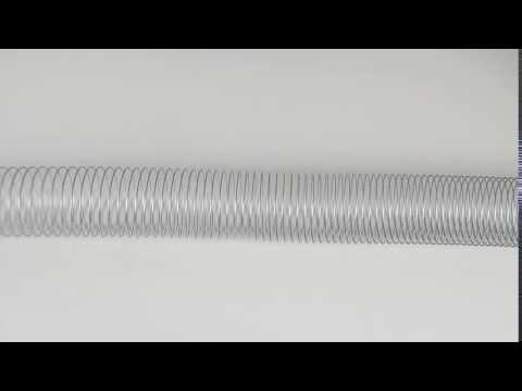 How to create longitudinal waves with a slinky spring