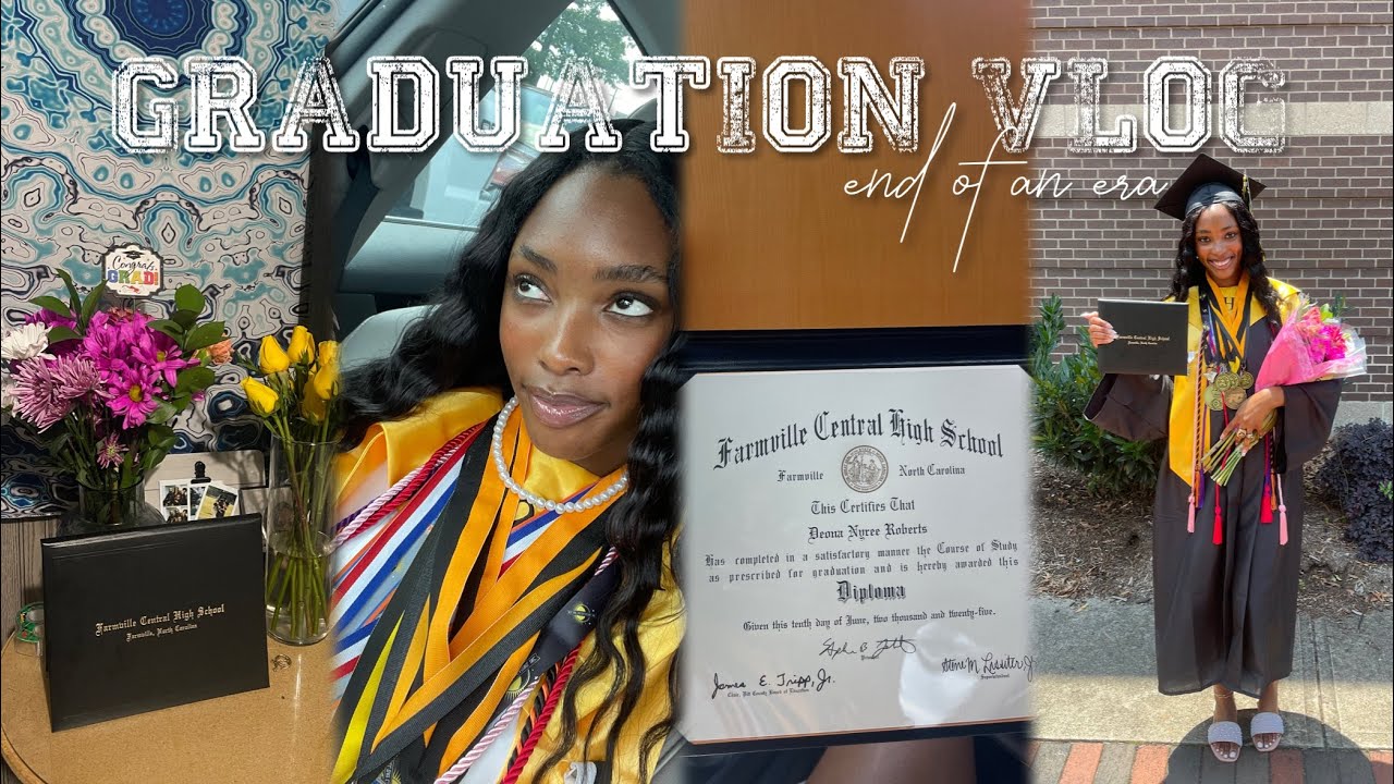 I GRADUATED HIGH SCHOOL 🎓🥂 | graduation vlog & prep, graduation parties ...