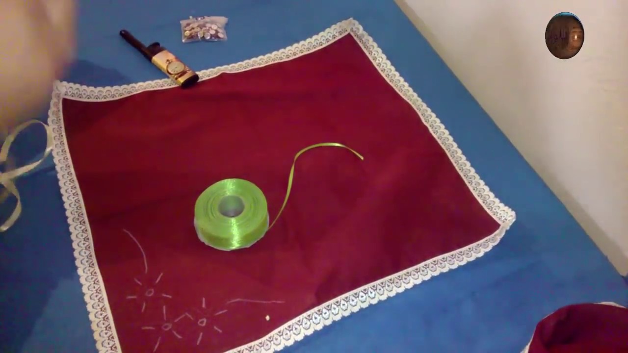 للماكتات في البيت\مشروع\طرز باليد\أرواحو تشوفو مناديل الصينية مطرزة بشرائط الساتان