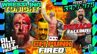 CM PUNK FIRED by AEW | AEW ALL OUT Fallout | WWE PAYBACK Fallout