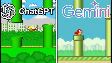 ChatGPT vs Gemini  Make Flappy Bird From Scratch
