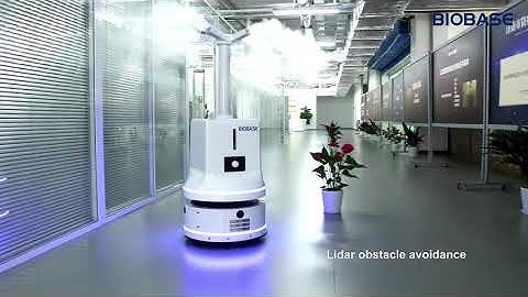 Atomizing Disinfection Robot Show