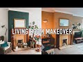 LIVING ROOM MAKEOVER | COSY WARM INTERIOR ON A BUDGET! UNDER £100 | AD