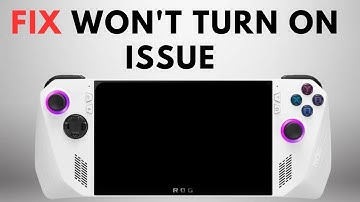 How to Fix Asus ROG Ally Won