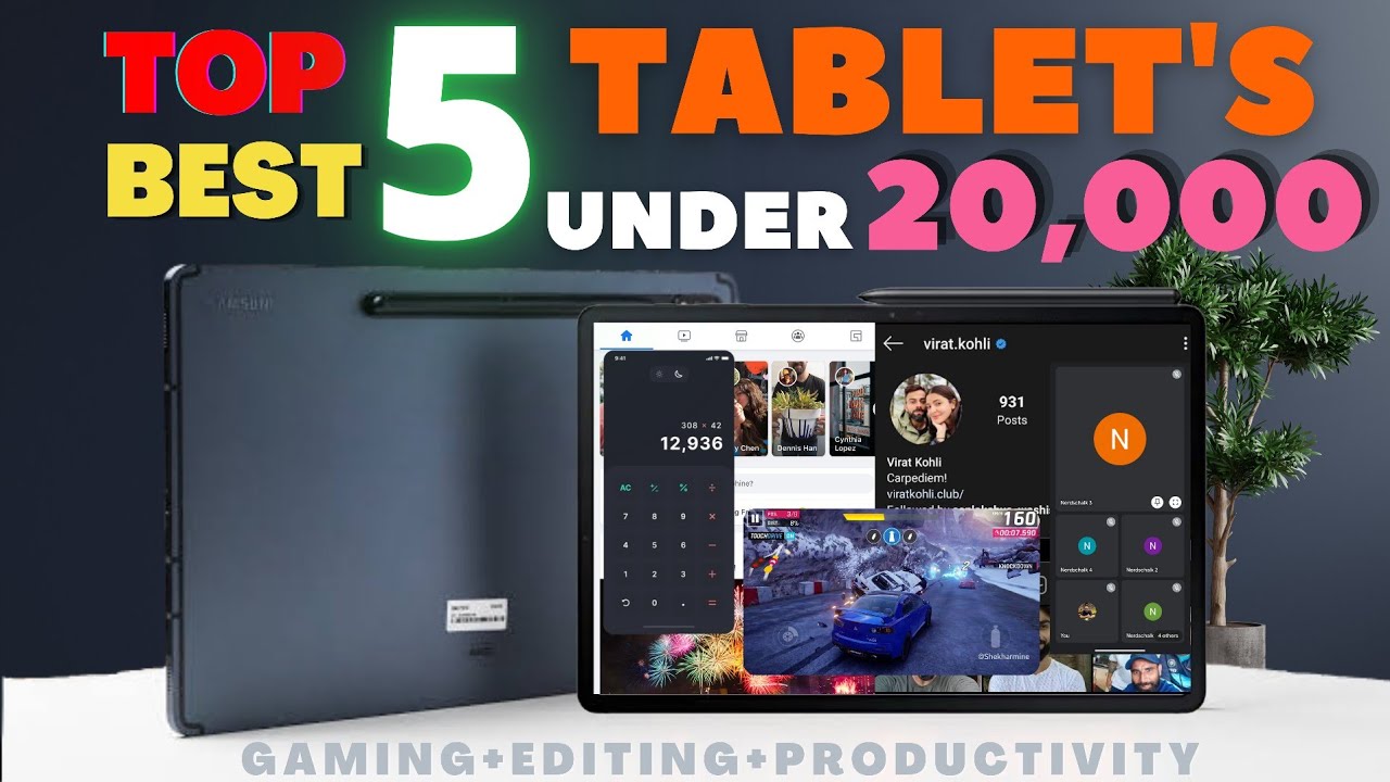 Best tablet under 20000 in india 💰 Top 5 best tablets under 20000 in