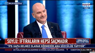 Süleyman Soylu, Habertürk TV Canlı Yayını 3. Kısım