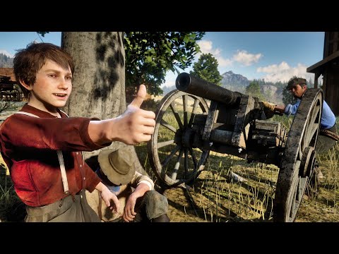 Jack And John Try To Prank Uncle While He’s Sleeping  | Red Dead Redemption 2