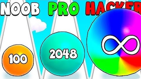 Ball run 2048 Record Level Merge Gameplay Android