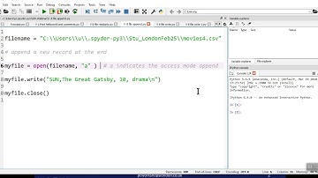 9. Python: Append to CSV Files