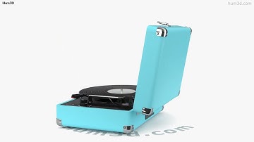 Vinyl Record Player 3D model by 3DModels.org