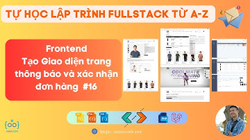 Lập trình Frontend - Tạo Giao diện trang thông báo và Xác nhận đơn hàng với Html và Css #16
