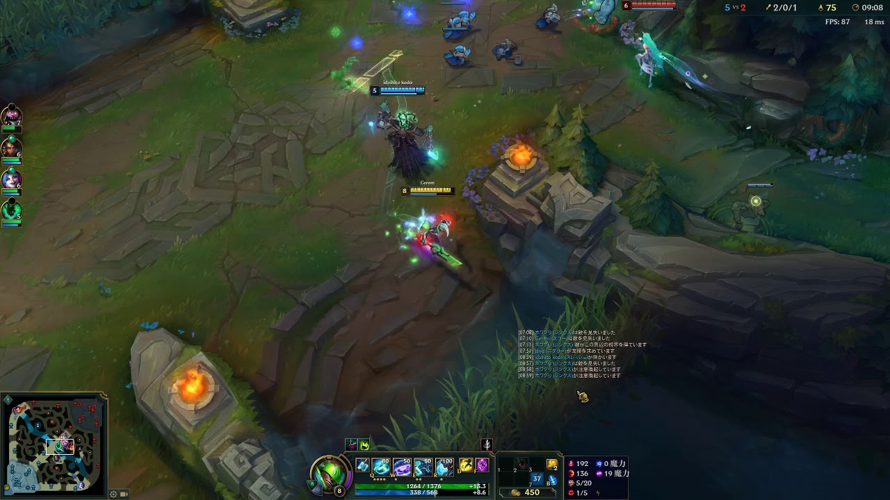 Mid Ekko Rank 12/0/7 vsGalio @Patch8.7