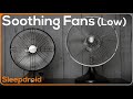 ► Soothing Fan Sounds for Sleeping ~ 10 hours of Fan White Noise Video, Binaural Effect (Low speed)