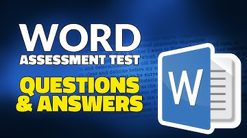 How to Pass MICROSOFT WORD ASSESSMENT TEST - Questions and Answers with Solutions