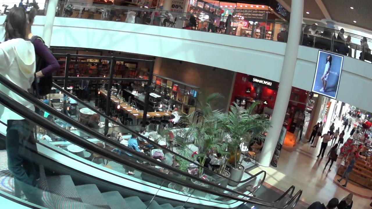 Ramat Aviv Shopping Mall Tel Aviv Israel The Escalators Youtube
