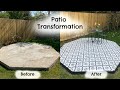 HOW TO STENCIL YOUR PATIO / TILES | PATIO TRANSFORMATION | KERRY WHELPDALE