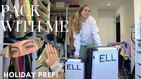 Pack with me! Nails, brows & lashes holiday glow u...