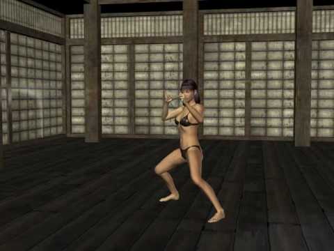 Ayaka - Training in Dojo