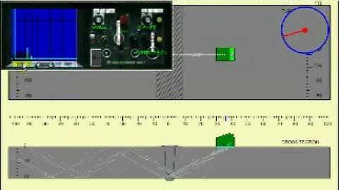 Angle Probe using the V1 calibration block.mpg