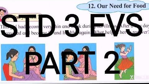 STD 3 EVS SEMI ENGLISH LESSON 12 OUR NEED FOR FOOD PART 2