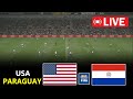 Usa vs Paraguay | International Friendly Football Match 2025 | Full Match Pes 21 Simulation