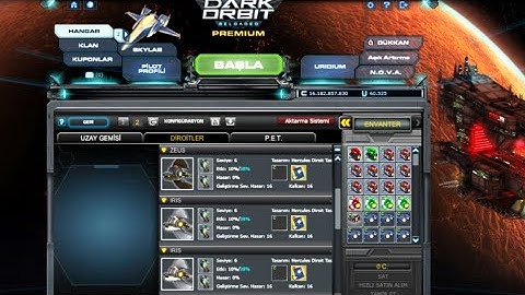 DarkOrbit - Mixed Content / Guardian Orcus , LF-5-Mortifier