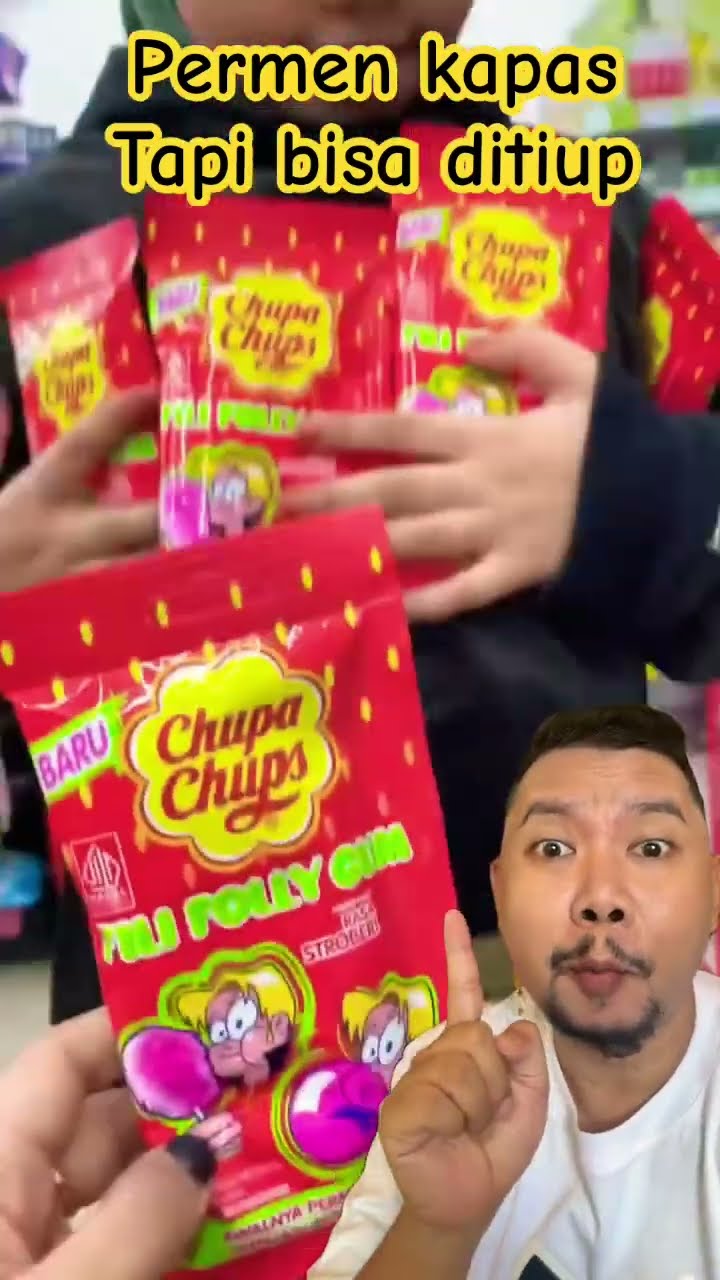 PERMEN KAPAS TAPI BISA DITIUP!!!?? #permen #jajanan #candy #shortsfeed