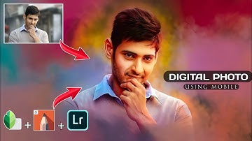 CREATIVE DIGITAL PHOTO EDITING// SMUDGE MOBILE EDITING TUTORIAL//SHOAIBEDITS