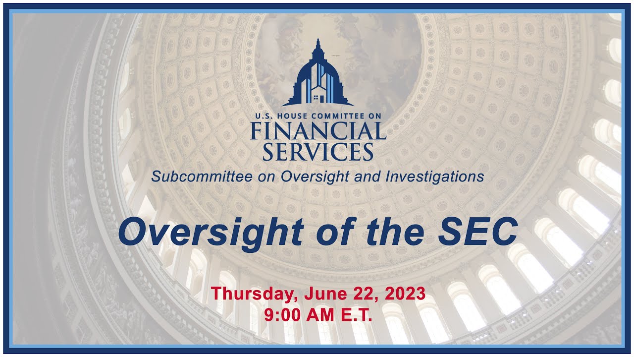 Oversight of the SEC | U.S. House Committee on Financial Services Democrats