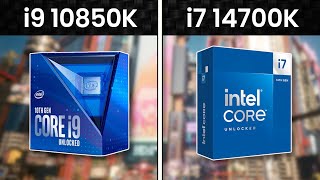 i7 14700K vs i9 10850K - Test in 6 Games - 1080p, 1440p \& 4K | RTX 4080