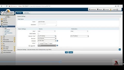 How to configure lan to wan cyberoam firewall rule | New Video