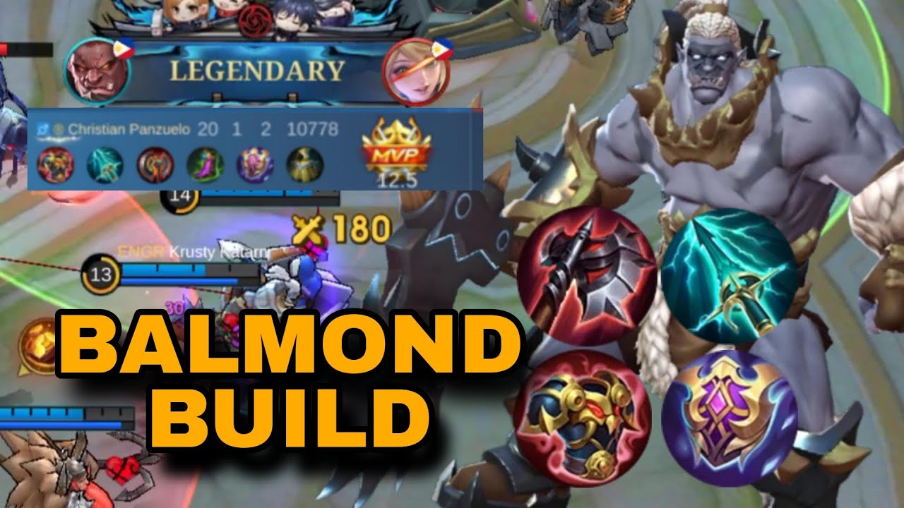 BALMOND BUILD | MVP | MOBILE LEGEND - YouTube