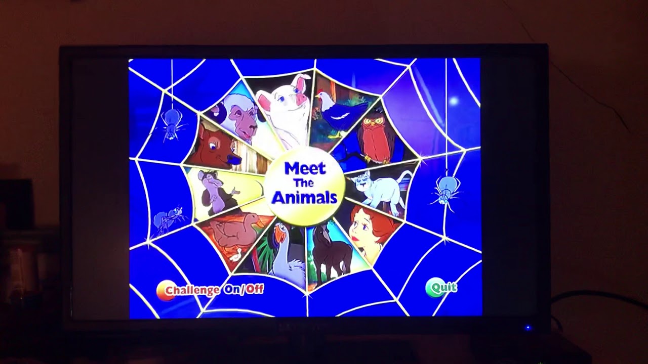 Charlotte’s Web (1973 Film) 2001 DVD: Guess the Animals Interactive DVD Game (Gameplay)