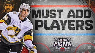 Must Add Players | Fantasy Hockey 2021-22 | Week 10