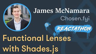 Celebrity James McNamara - Functional Lenses In JavaScript with Shades Profile
