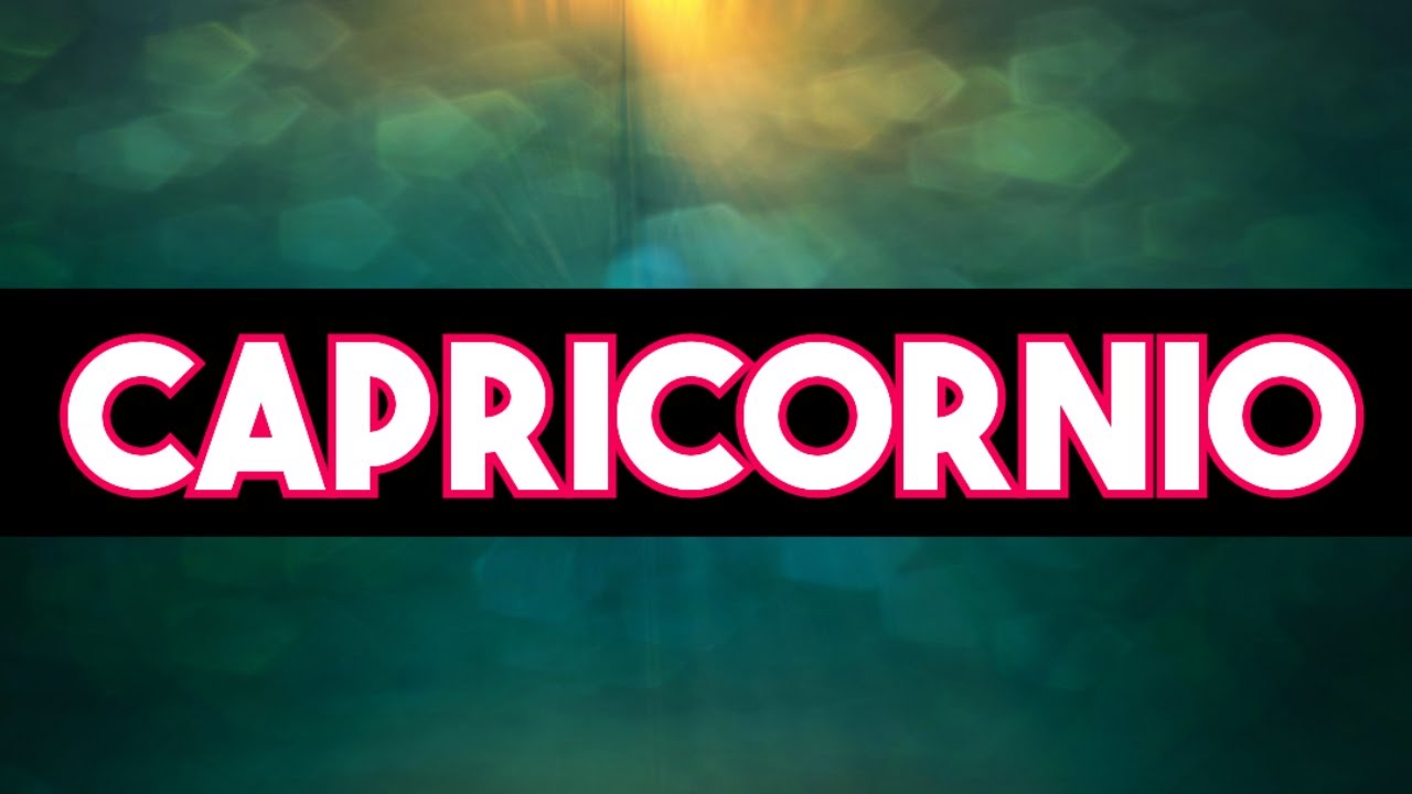 CAPRICORNIO | TE VIENE UNA FUERTÍSIMA NOTICIA QUE TE DEJARÁ EN SHOCK ...