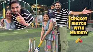 Playing Cricket With Mummy &amp; Hriday 😍 First Time