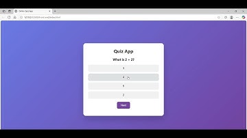 quiz app with node js