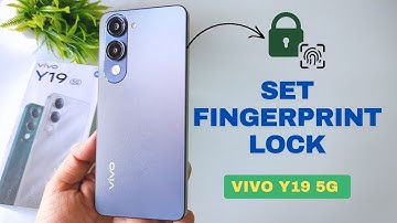 Vivo Y19 5g Vingerafdrukvergrendeling | Vingerafdrukvergrendelingsinstellingen