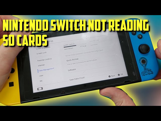 Nintendo Switch OLED - Unable To Access SD Card - Nintendo Switch -  TronicsFix