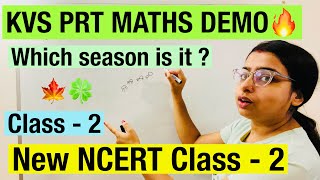 NEW NCERT DEMO - Class 2 Maths | KVS PRT DEMO | Which Season 🍀🍁 is it 